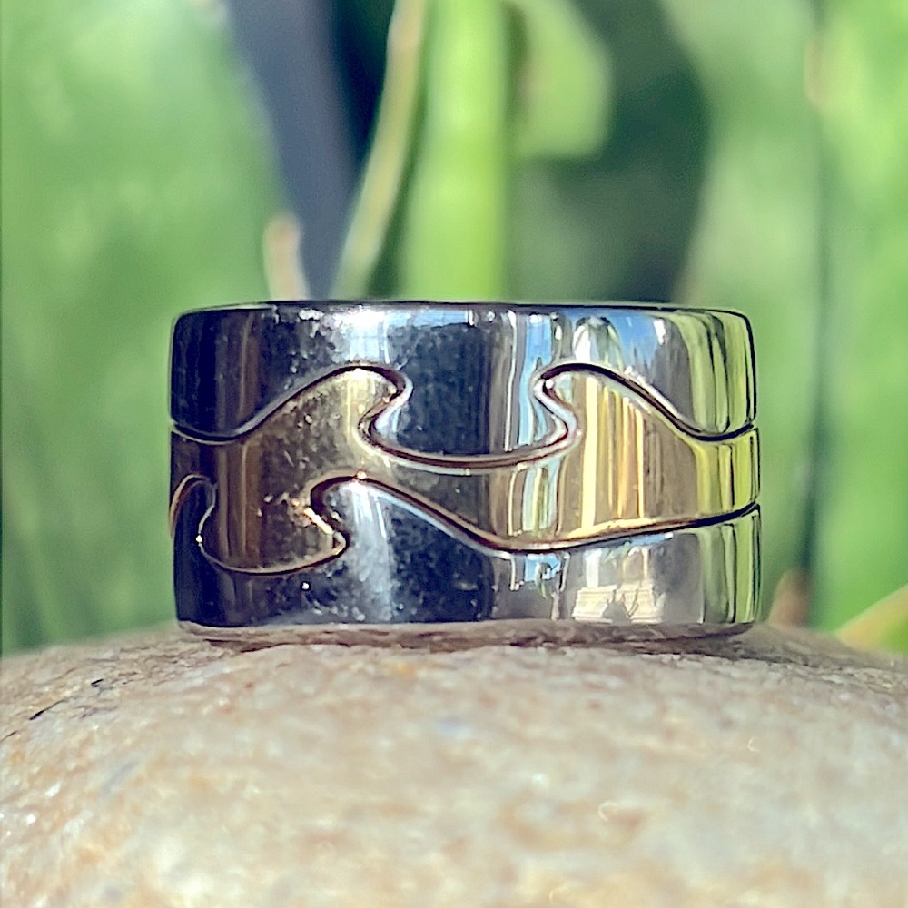 Georg Jensen 18k fusion ring - Picture 15 of 17